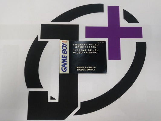 GB GAME BOY SYSTEM INSTRUCTION BOOKLET BILINGUAL (usagé)