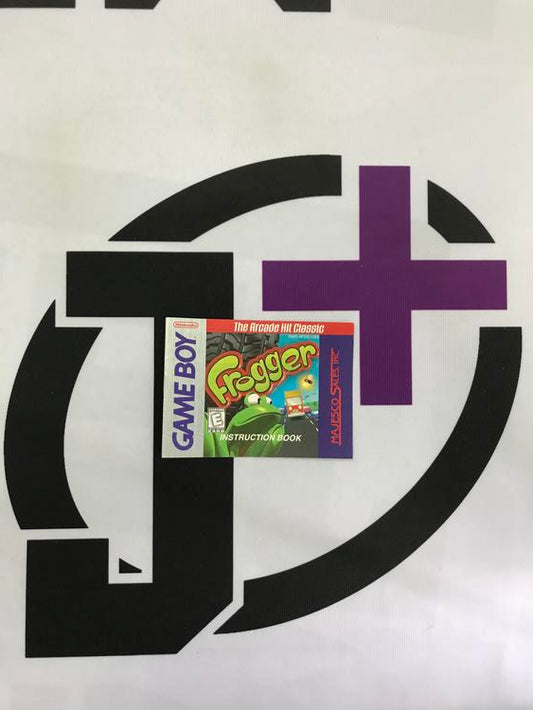 GB FROGGER INSTRUCTION BOOKLET ENGLISH (usagé)