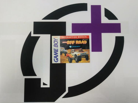 GB SUPER OFF ROAD INSTRUCTION BOOKLET ENGLISH (usagé)