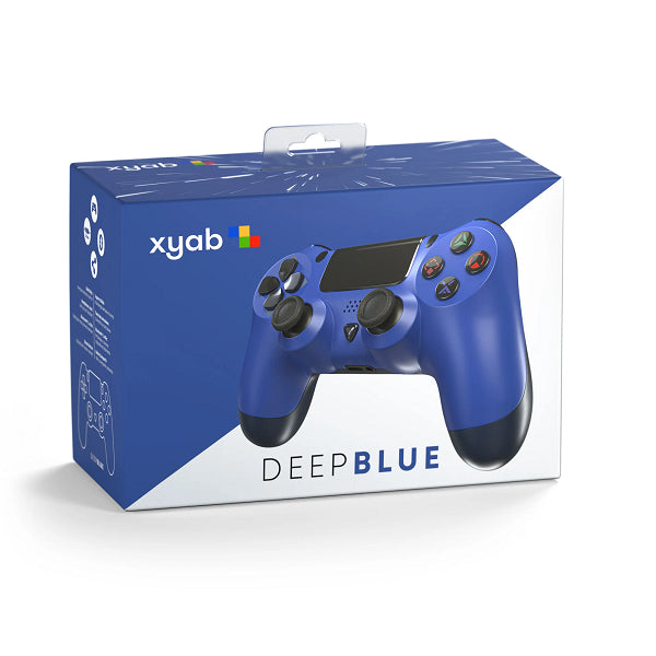 CONTROLLER DEEP BLUE WIRELESS XYAB + CABLE (PS4) (usagé)