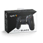 CONTROLLER PITCH BLACK WIRELESS XYAB + CABLE (PS4) (usagé)