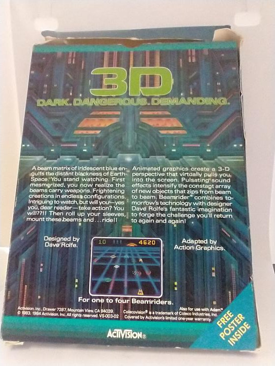 COLECOVISION BEAMRIDER (COMPLETE IN BOX) (usagé)