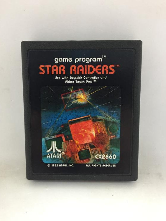 ATARI 2600 STAR RAIDERS WITH TOUCH PAD (COMPLETE IN BOX) (usagé)