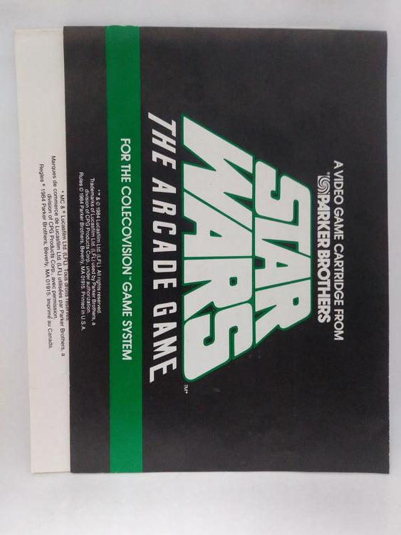 COLECOVISION STAR WARS THE ARCADE GAME (COMPLETE IN BOX) (usagé)