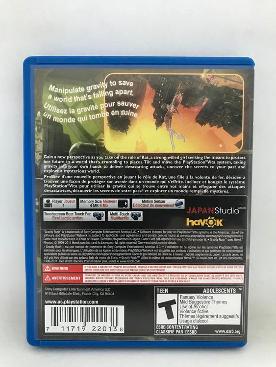 GRAVITY RUSH (WITH BOX)