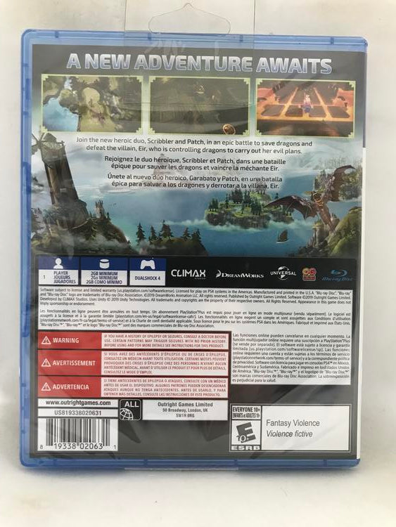 DREAMWORKS DRAGONS DAWN OF NEW RIDERS (usagé)