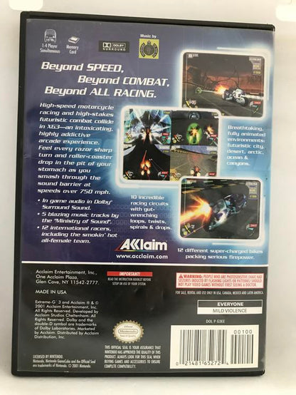 XGIII EXTREME G RACING (COMPLETE IN BOX) (usagé)