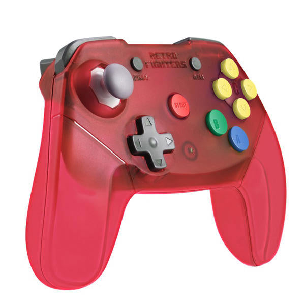 CONTROLLER WIRELESS RED BRAWLER RETRO FIGHTERS (N64) (usagé)