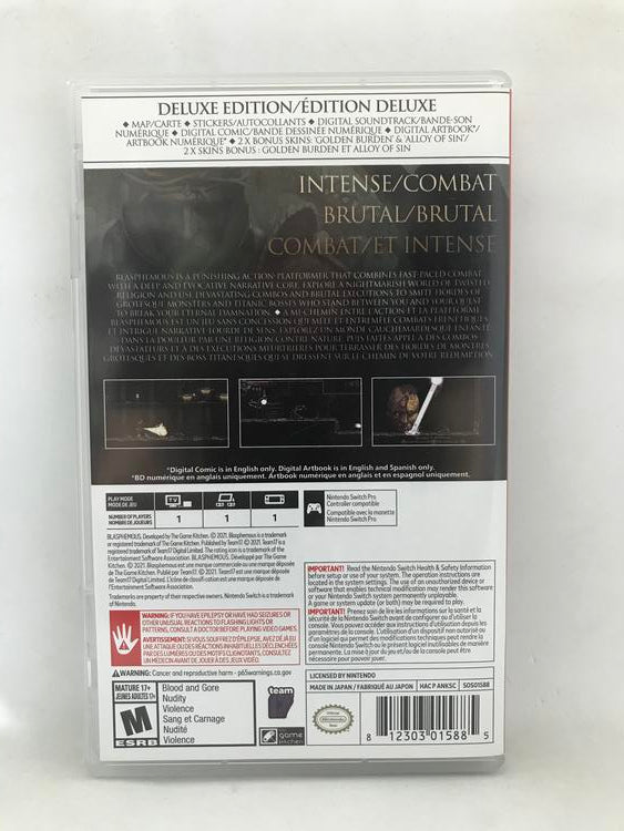 BLASPHEMOUS DELUXE EDITION (usagé)