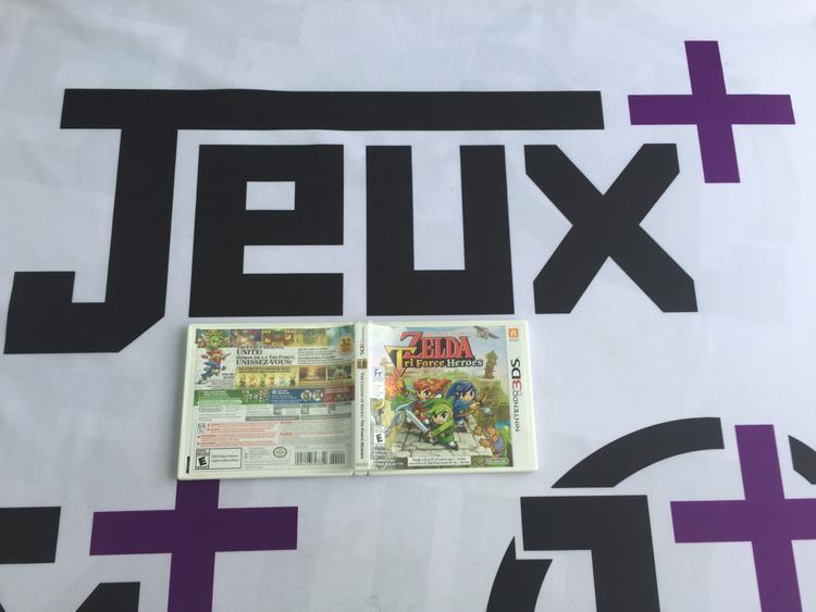 3DS THE LEGEND OF ZELDA TRIFORCE HEROES (BOX ONLY) (used)