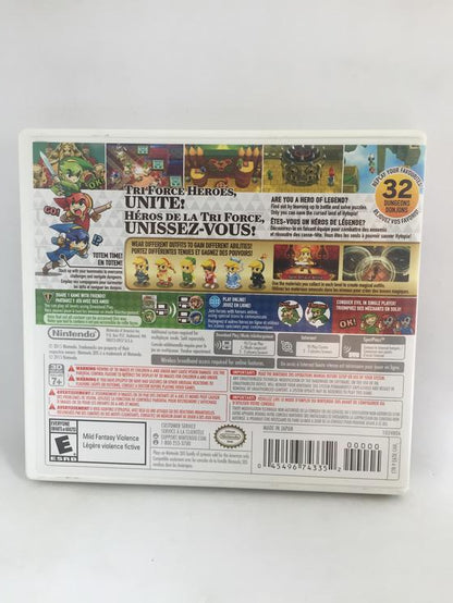3DS THE LEGEND OF ZELDA TRIFORCE HEROES (BOX ONLY) (used)
