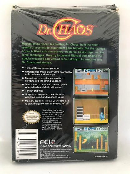 NES DR. CHAOS (BOX ONLY) (usagé)