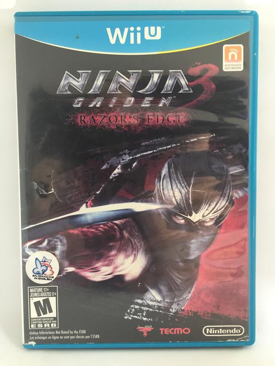 WiiU NINJA GAIDEN 3 RAZOR'S EDGE (BOX ONLY) (used)