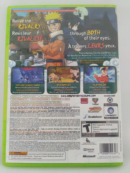 X360 NARUTO THE BROKEN BOND (BOX ONLY) (used)