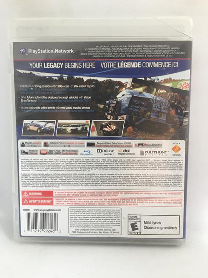 PS3 GRAN TURISMO 6 (BOX ONLY) (usagé)