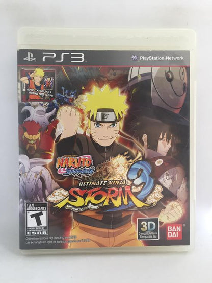 PS3 NARUTO ULTIMATE NINJA STORM 3 (BOX ONLY) (used)