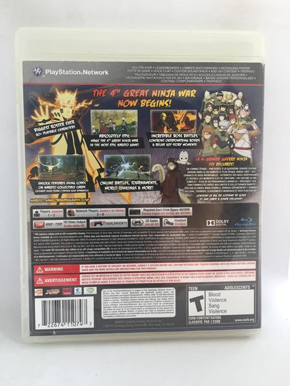 PS3 NARUTO ULTIMATE NINJA STORM 3 (BOX ONLY) (used)