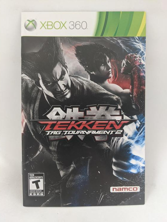 X360 TEKKEN TAG TOURNAMENT 2 INSTRUCTION BOOKLET BILINGUAL (usagé)
