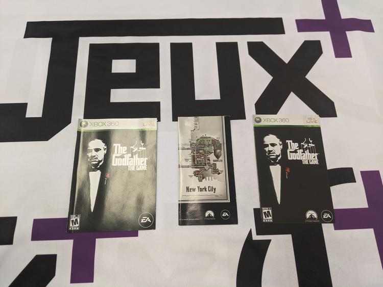 X360 THE GODFATHER INSTRUCTION BOOKLET BILINGUAL (usagé)