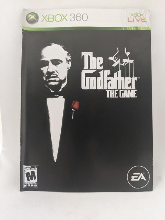 X360 THE GODFATHER INSTRUCTION BOOKLET BILINGUAL (usagé)