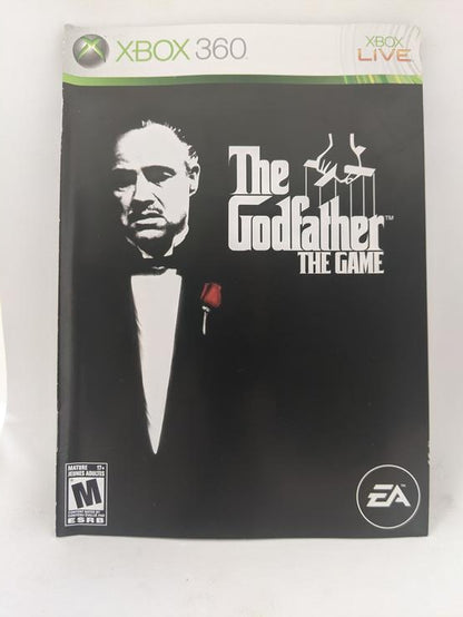 X360 THE GODFATHER INSTRUCTION BOOKLET BILINGUAL (usagé)
