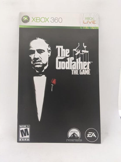X360 THE GODFATHER INSTRUCTION BOOKLET BILINGUAL (usagé)