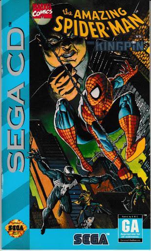 SEGA CD AMAZING SPIDER-MAN VS. THE KINGPIN INSTRUCTION BOOKLET
