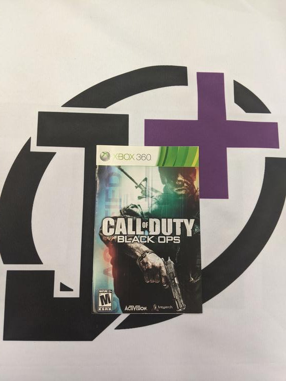 X360 CALL OF DUTY BLACK OPS INSTRUCTION BOOKLET ENGLISH (usagé)