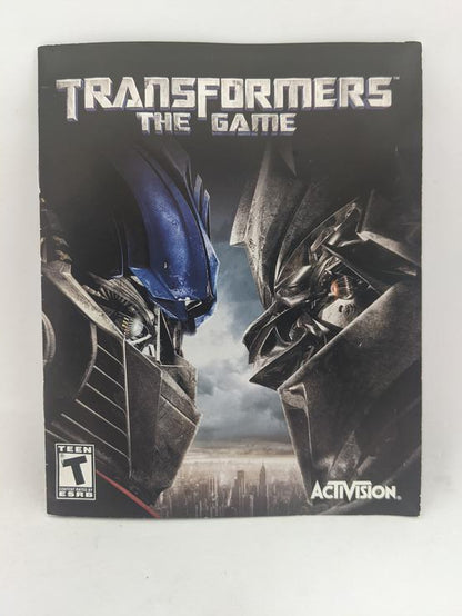 PS3 TRANSFORMERS THE GAME INSTRUCTION BOOKLET ENGLISH (usagé)