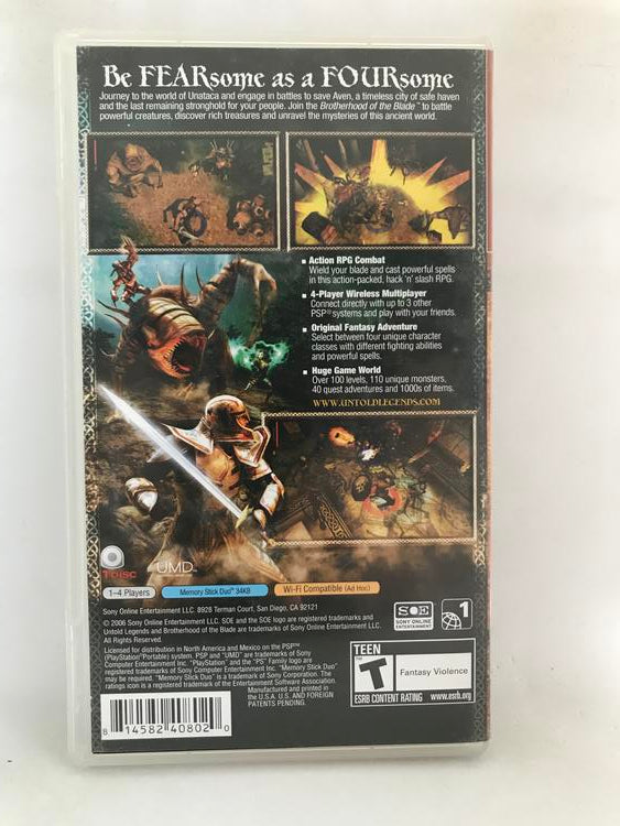 UNTOLD LEGENDS BROTHERHOOD OF THE BLADE GREATEST HITS (COMPLETE IN BOX) (usagé)