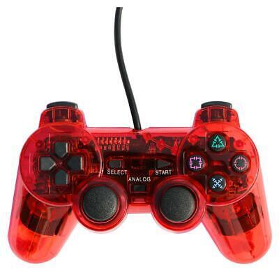 WIRED CONTROLLER RED CLEAR JOBBER (PS2)