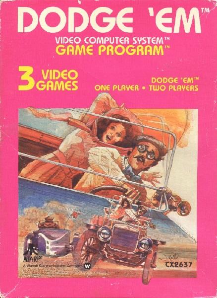 ATARI 2600 DODGE 'EM GAME PROGRAM (usagé)
