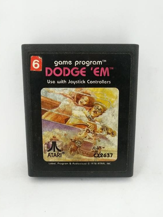 ATARI 2600 DODGE 'EM GAME PROGRAM (usagé)