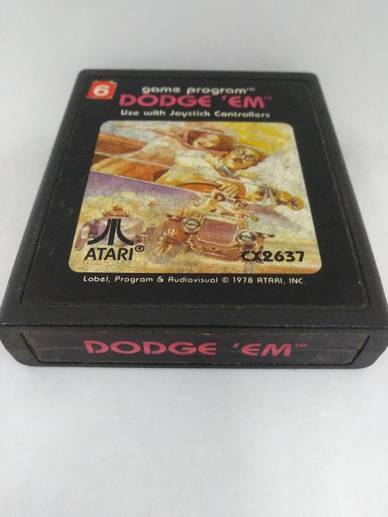 ATARI 2600 DODGE 'EM GAME PROGRAM (usagé)