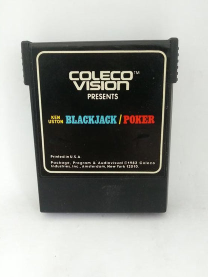 COLECOVISION KEN USTON BLACKJACK / POKER (usagé)