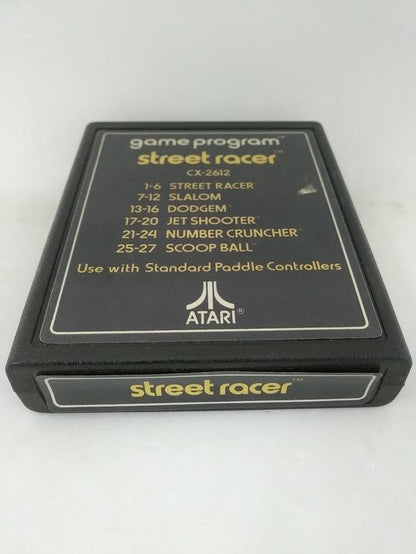 ATARI 2600 STREET RACER GAME PROGRAM (usagé)