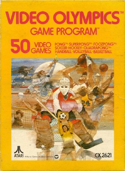 ATARI 2600 VIDEO OLYMPICS GAME PROGRAM (usagé)