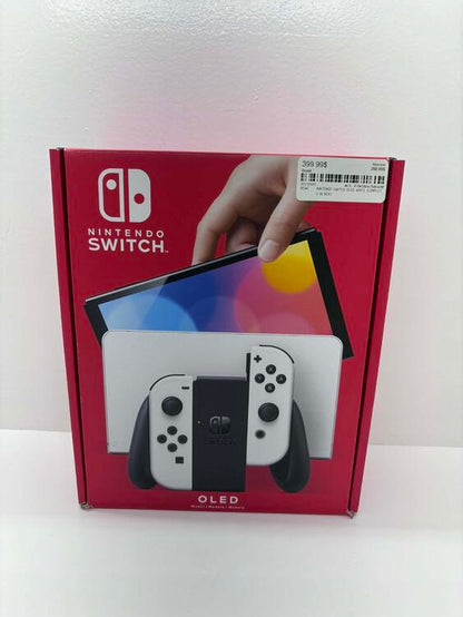 NINTENDO SWITCH OLED WHITE (COMPLETE IN BOX)
