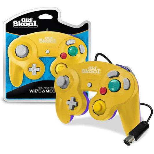 CONTROLLER YELLOW & PURPLE JOBBER (GAMECUBE) (usagé)