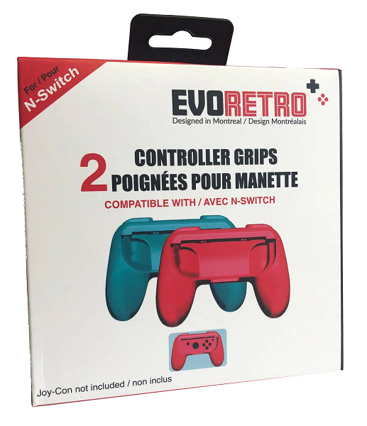 JOY CON CONTROLLER GRIPS 2 PACK JOBBER (SWITCH) (usagé)