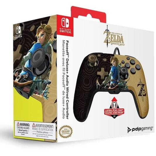 CONTROLLER WIRED ZELDA BREATH OF THE WILD PDP (SWITCH) (usagé)
