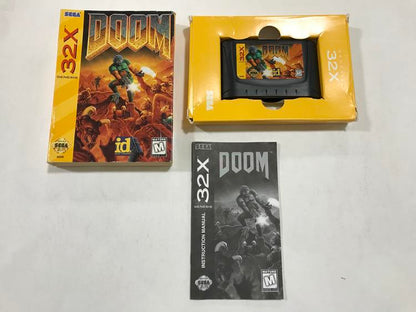 SEGA GENESIS 32X DOOM (COMPLETE IN BOX) (usagé)