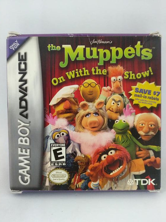 GBA THE MUPPETS ON WITH THE SHOW (BOX ONLY) (usagé)
