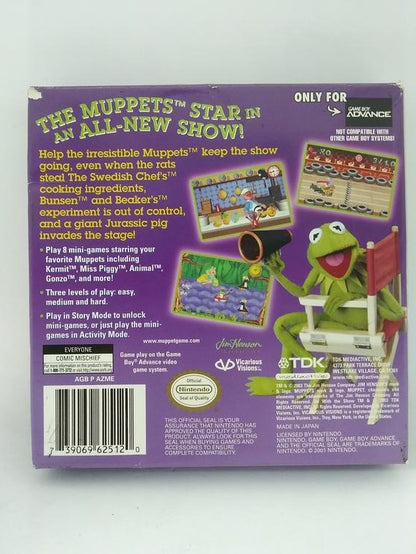 GBA THE MUPPETS ON WITH THE SHOW (BOX ONLY) (usagé)