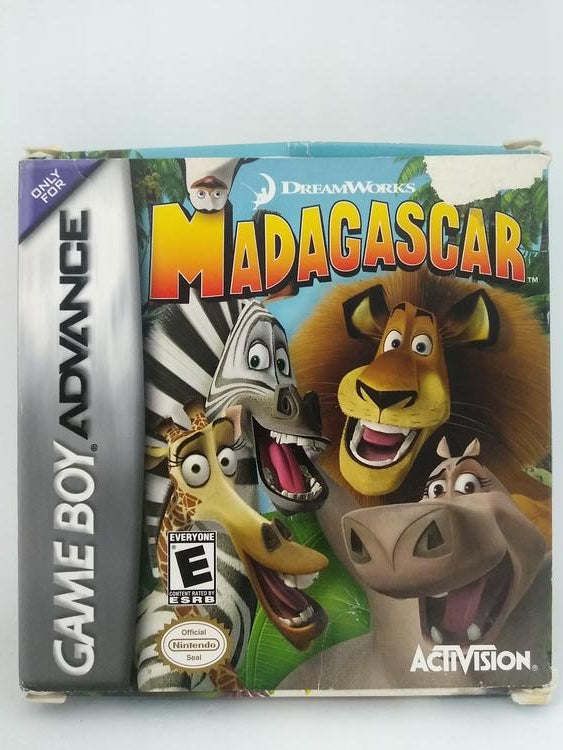 GBA MADAGASCAR (BOX ONLY) (used)