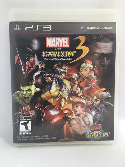 PS3 MARVEL VS CAPCOM 3 FATE OF TWO WORLDS (BOX ONLY) (usagé)
