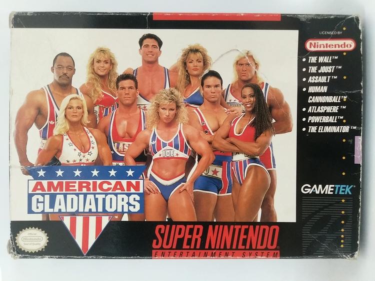 SNES AMERICAN GLADIATORS (BOX ONLY) (used)