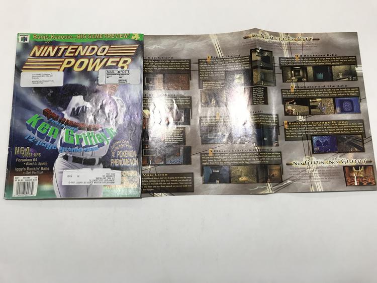 NINTENDO POWER GAMER MAGAZINE VOLUME 108 WITH POSTER - MAJOR LEAGUE BASEBALL FEATURING KEN GRIFFEY JR. (usagé)