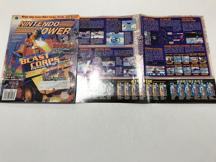 NINTENDO POWER GAMER MAGAZINE VOLUME 95 WITH POSTER - BLAST CORPS (usagé)