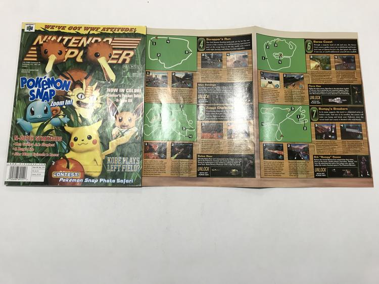 NINTENDO POWER GAMER MAGAZINE VOLUME 121 WITH POSTER - POKEMON SNAP (usagé)